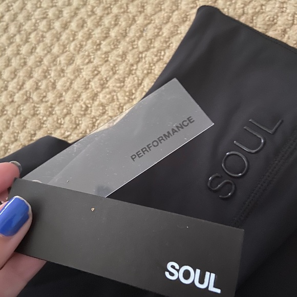 COPY - Soul by Soulcycle Leggings Blue and Black NWT - Picture 6 of 8